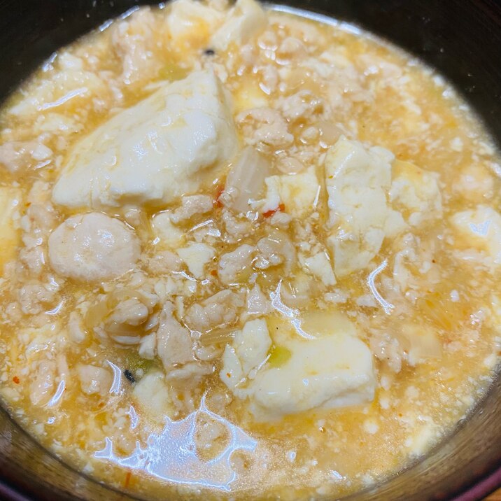 旨辛で食がすすむ!鶏むね挽肉と木綿豆腐の麻婆豆腐